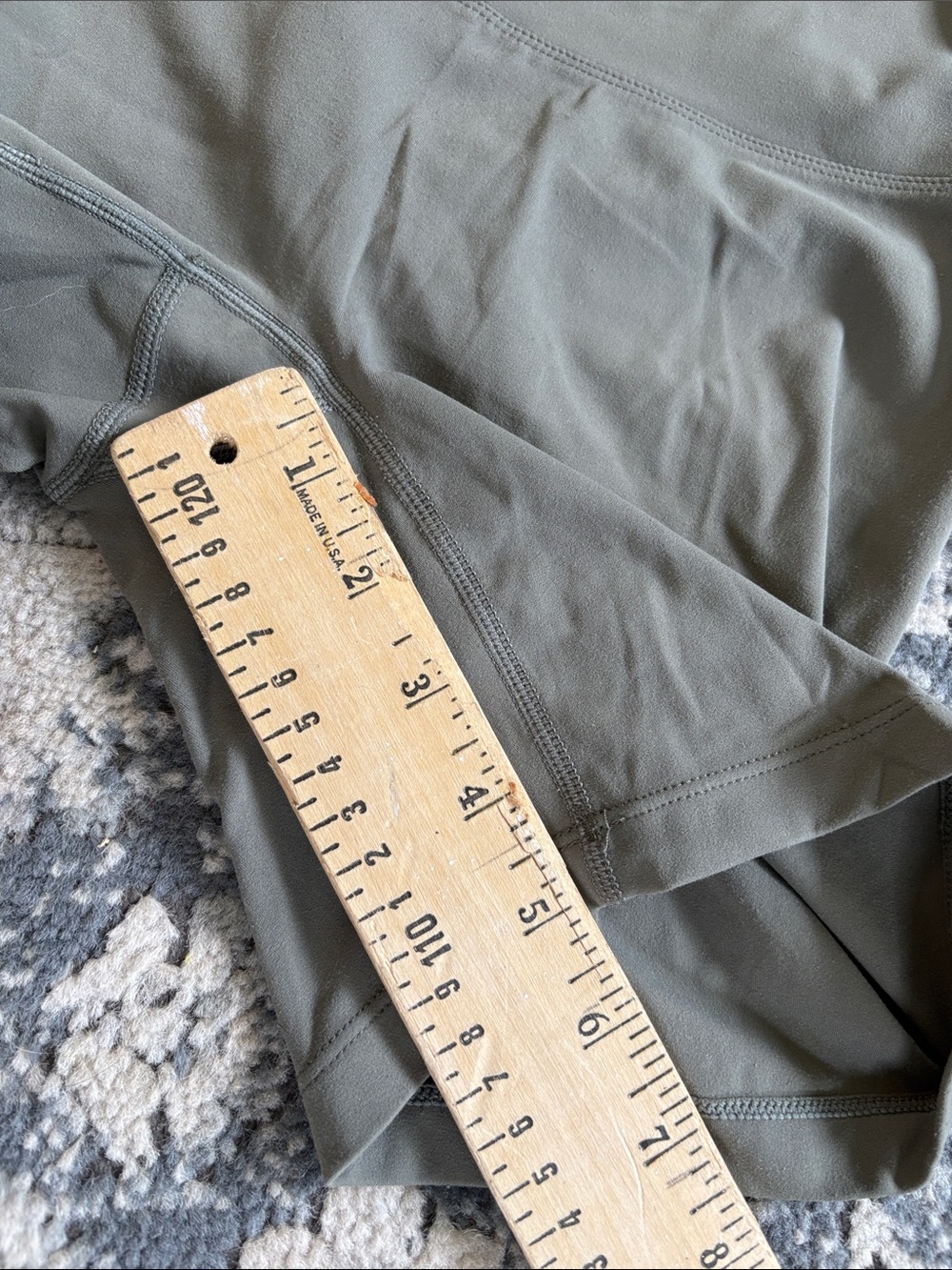 Adanola | Ultimate Crop Shorts | Olive Green | M - Picture 6 of 6